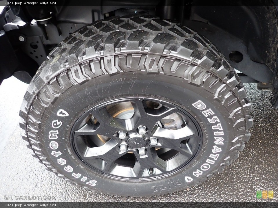 2021 Jeep Wrangler Willys 4x4 Wheel and Tire Photo #146046585