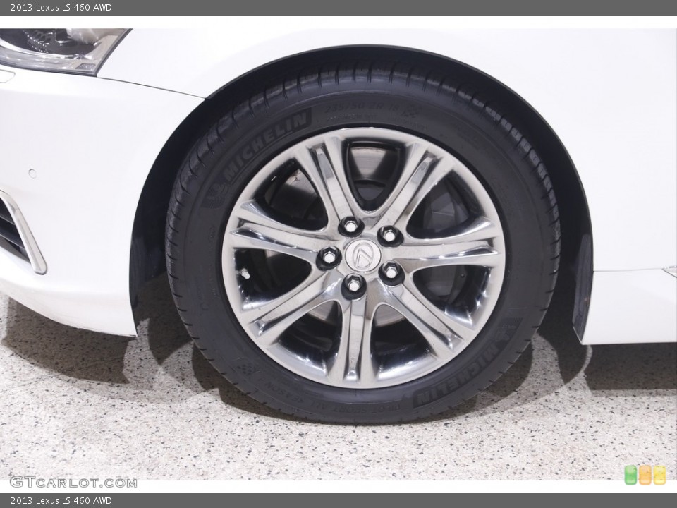 2013 Lexus LS 460 AWD Wheel and Tire Photo #146047782