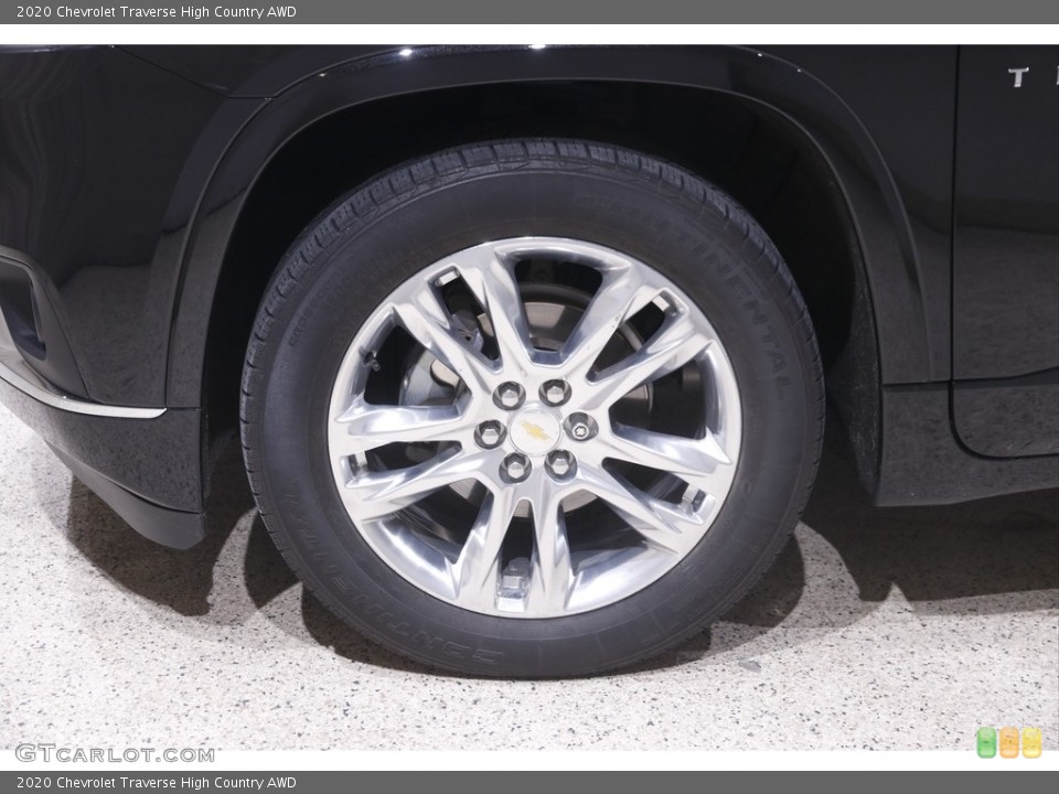 2020 Chevrolet Traverse High Country AWD Wheel and Tire Photo #146049201
