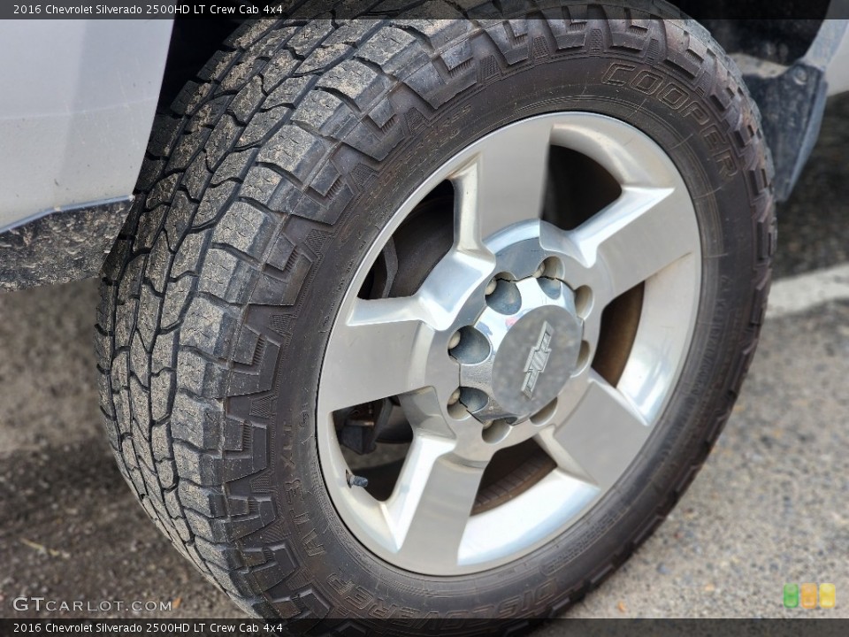 2016 Chevrolet Silverado 2500HD LT Crew Cab 4x4 Wheel and Tire Photo #146059130