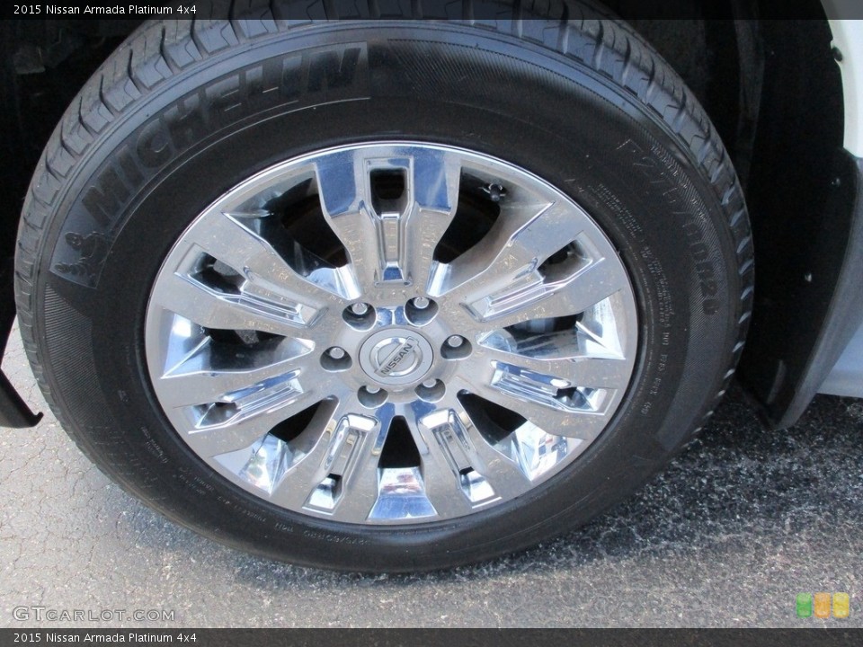 2015 Nissan Armada Platinum 4x4 Wheel and Tire Photo #146060923