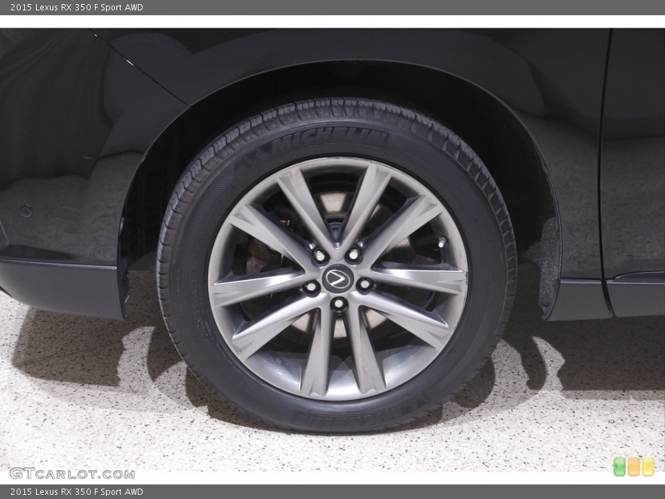 2015 Lexus RX 350 F Sport AWD Wheel and Tire Photo #146068530