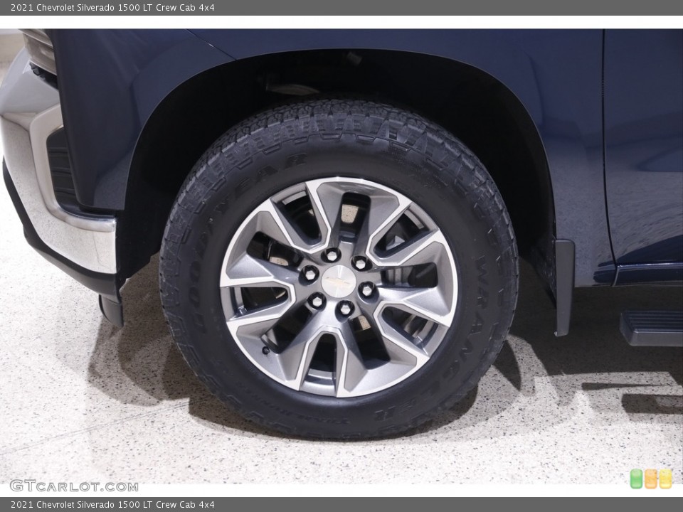 2021 Chevrolet Silverado 1500 LT Crew Cab 4x4 Wheel and Tire Photo #146076534