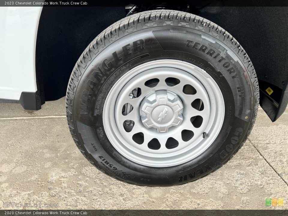 2023 Chevrolet Colorado Work Truck Crew Cab Wheel and Tire Photo #146085157
