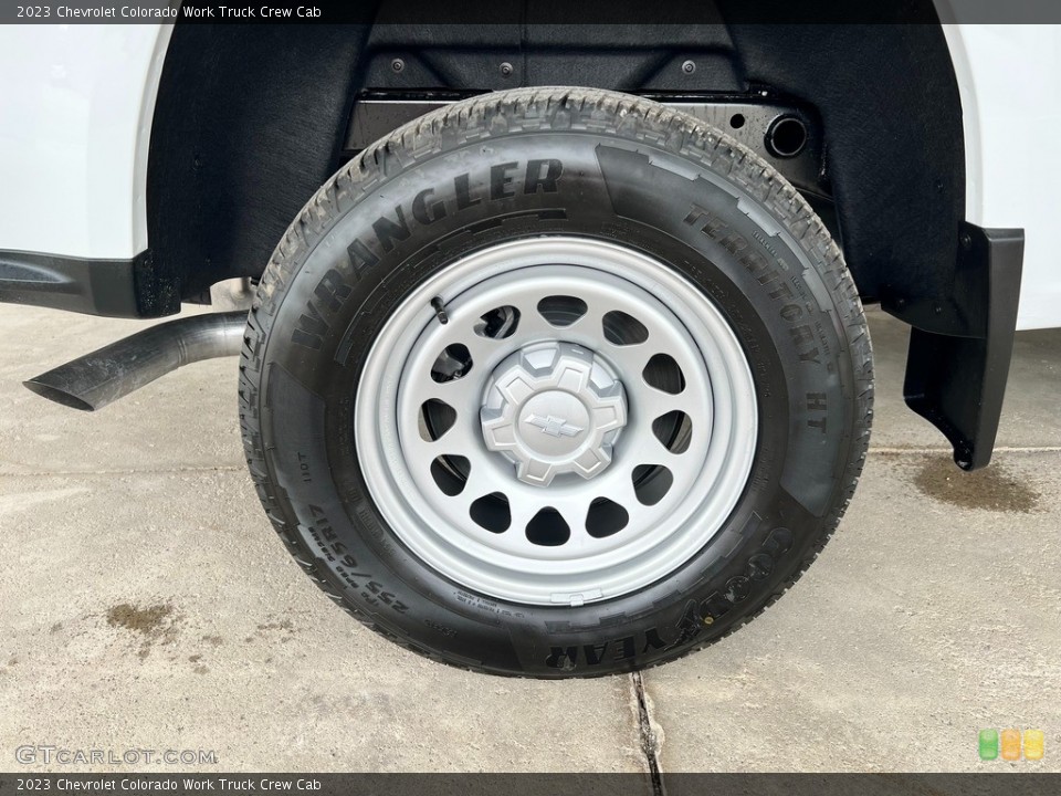 2023 Chevrolet Colorado Work Truck Crew Cab Wheel and Tire Photo #146085187