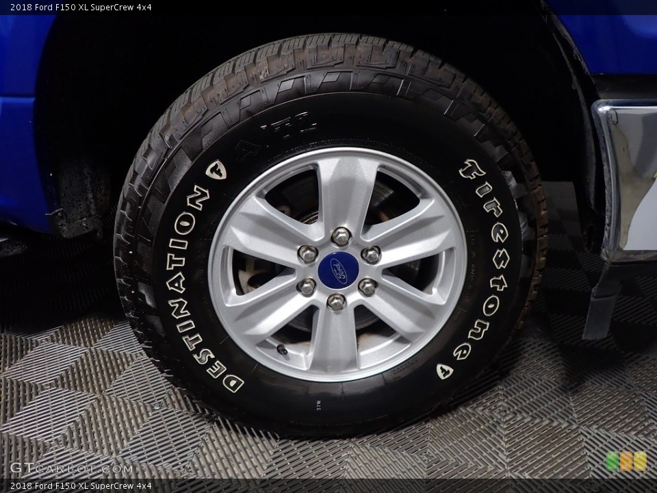 2018 Ford F150 XL SuperCrew 4x4 Wheel and Tire Photo #146087568