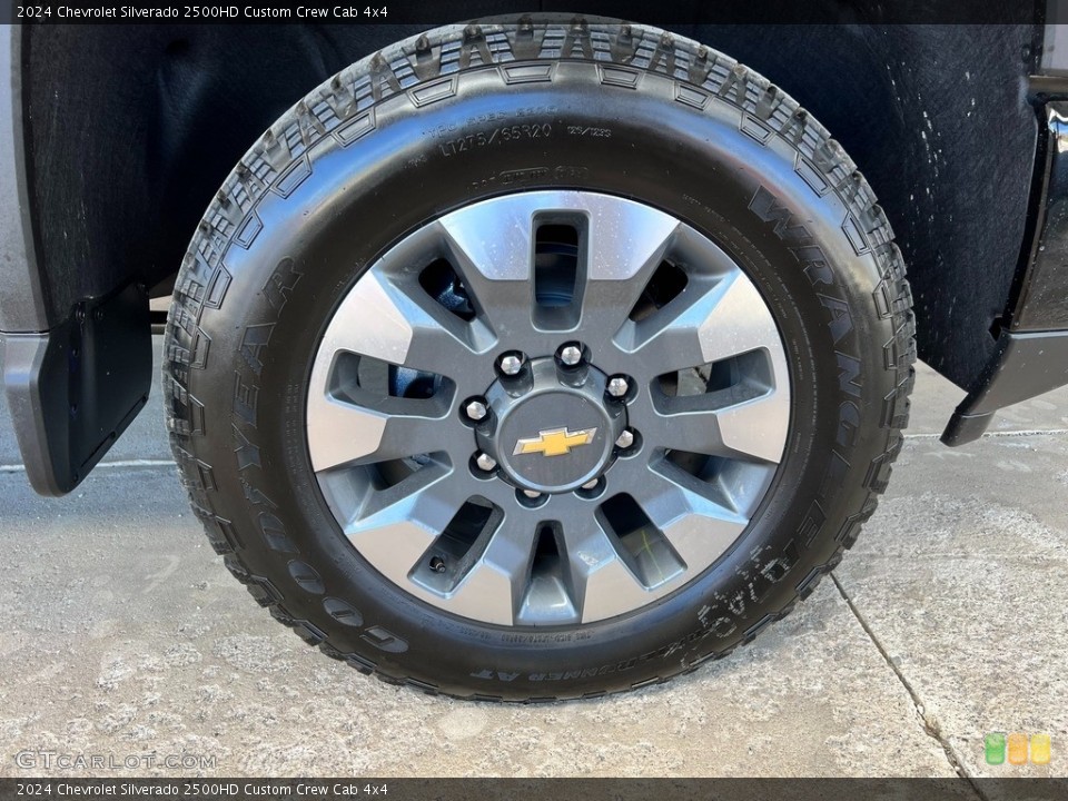 2024 Chevrolet Silverado 2500HD Custom Crew Cab 4x4 Wheel and Tire Photo #146115560