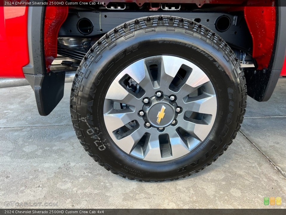 2024 Chevrolet Silverado 2500HD Custom Crew Cab 4x4 Wheel and Tire Photo #146115587