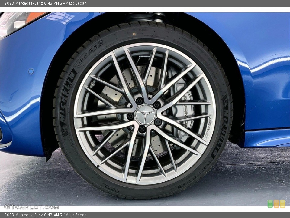 2023 Mercedes-Benz C 43 AMG 4Matic Sedan Wheel and Tire Photo #146123009