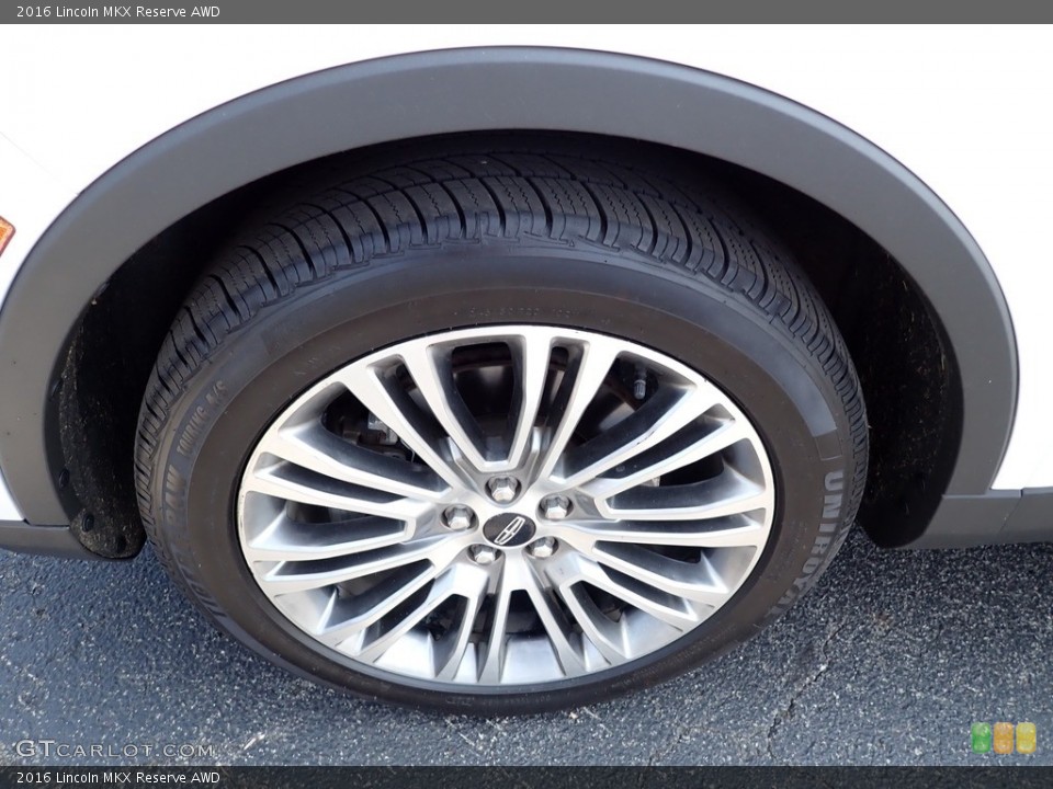 2016 Lincoln MKX Reserve AWD Wheel and Tire Photo #146125826