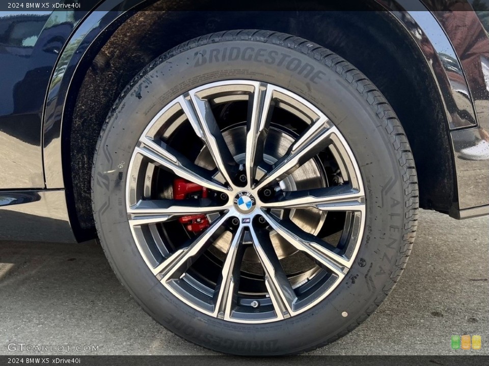 2024 BMW X5 xDrive40i Wheel and Tire Photo #146126646