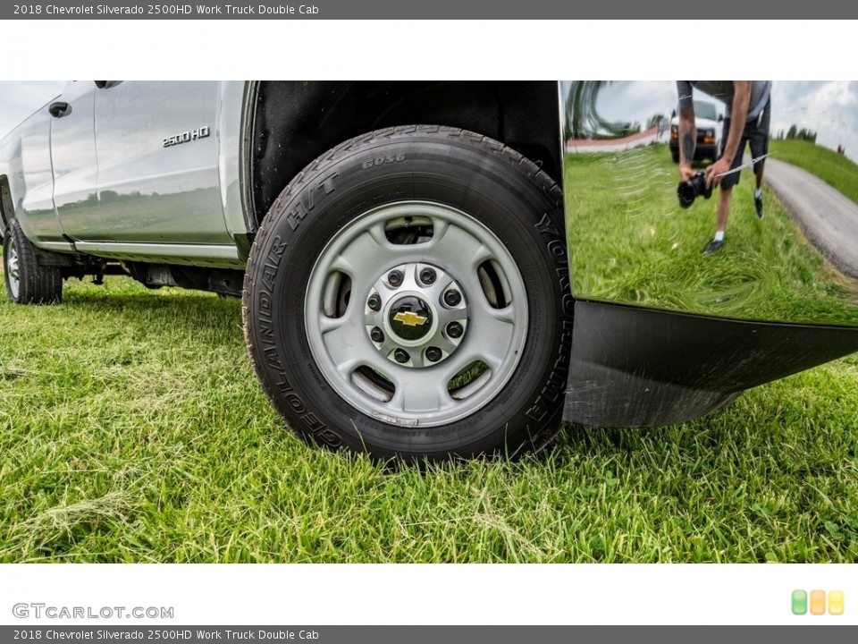 2018 Chevrolet Silverado 2500HD Work Truck Double Cab Wheel and Tire Photo #146127113