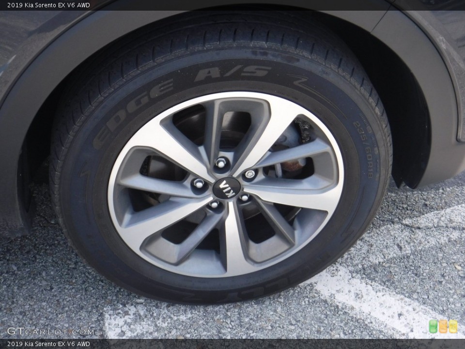 2019 Kia Sorento EX V6 AWD Wheel and Tire Photo #146143065