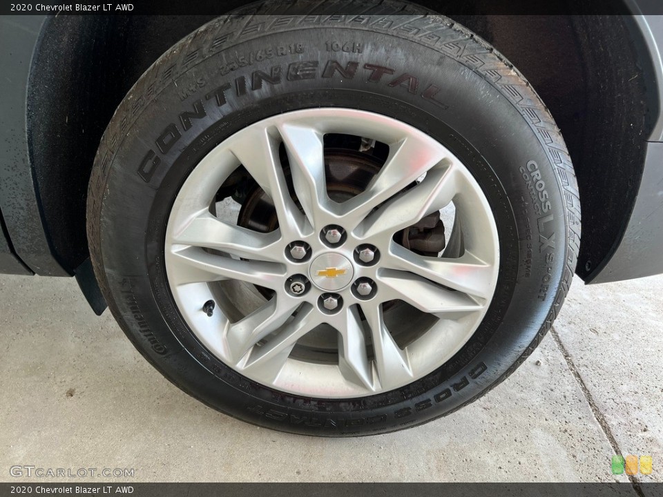 2020 Chevrolet Blazer LT AWD Wheel and Tire Photo #146143359