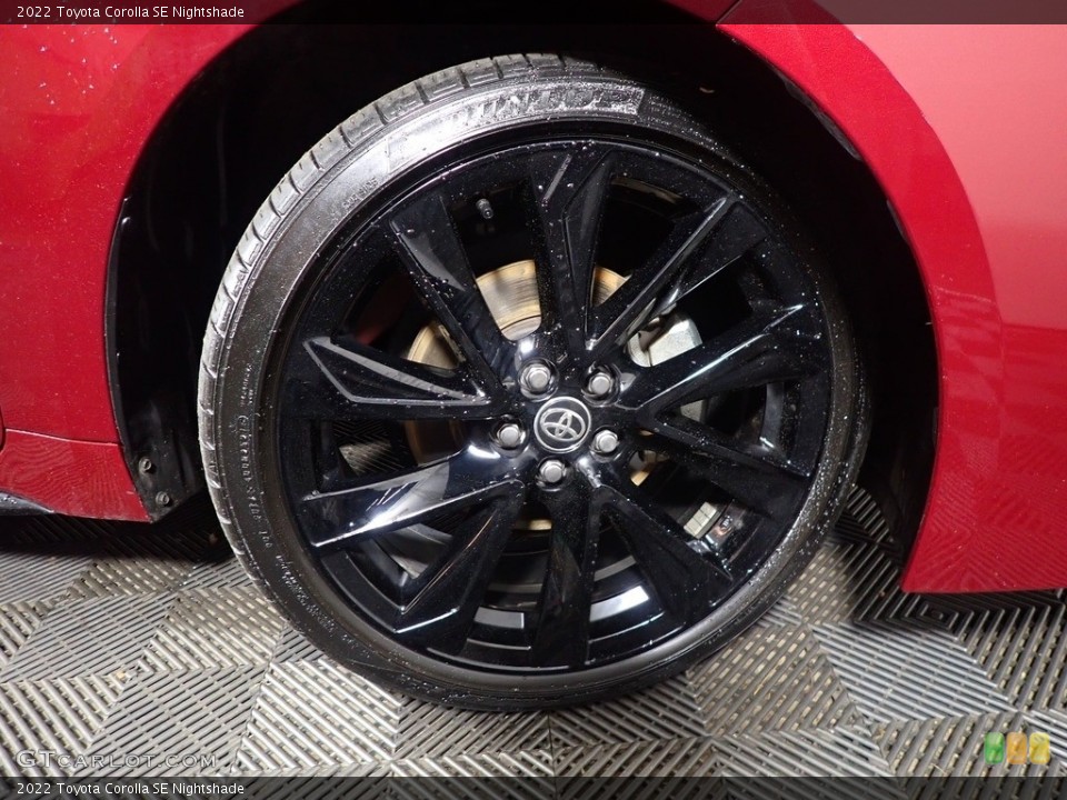 2022 Toyota Corolla SE Nightshade Wheel and Tire Photo #146144730
