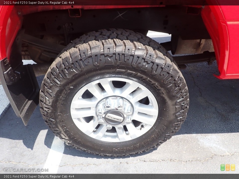 2021 Ford F250 Super Duty XL Regular Cab 4x4 Wheel and Tire Photo #146152598