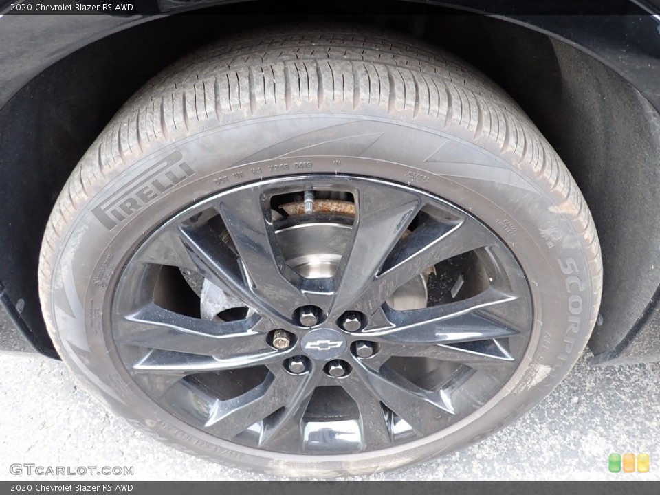 2020 Chevrolet Blazer RS AWD Wheel and Tire Photo #146161254