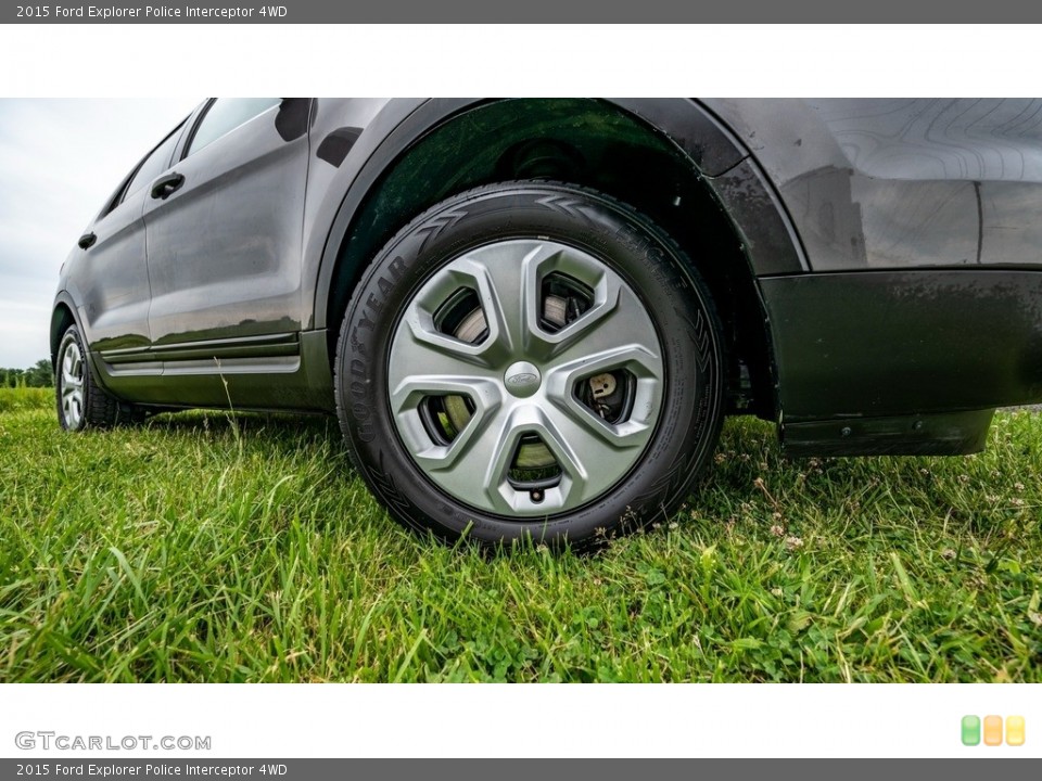 2015 Ford Explorer Police Interceptor 4WD Wheel and Tire Photo #146169888
