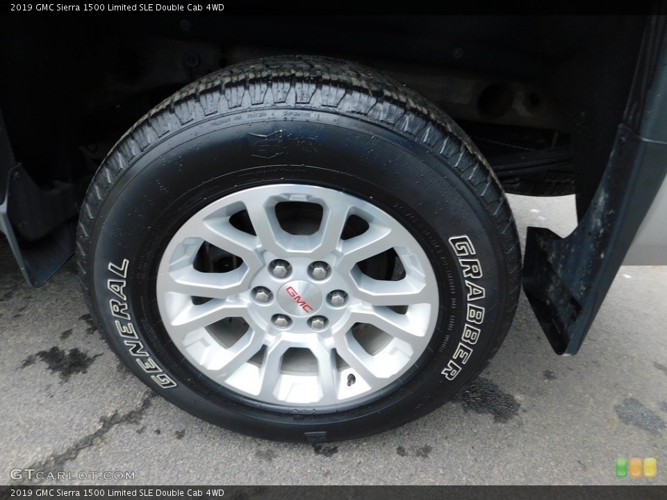 2019 GMC Sierra 1500 Limited SLE Double Cab 4WD Wheel and Tire Photo #146174613