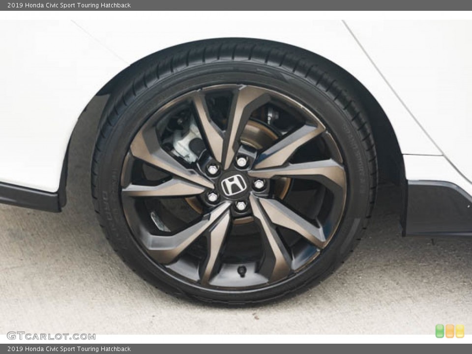 2019 Honda Civic Sport Touring Hatchback Wheel and Tire Photo #146197986