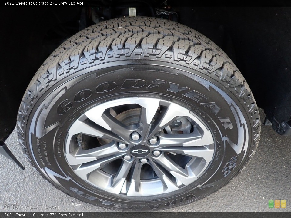 2021 Chevrolet Colorado Z71 Crew Cab 4x4 Wheel and Tire Photo #146205084