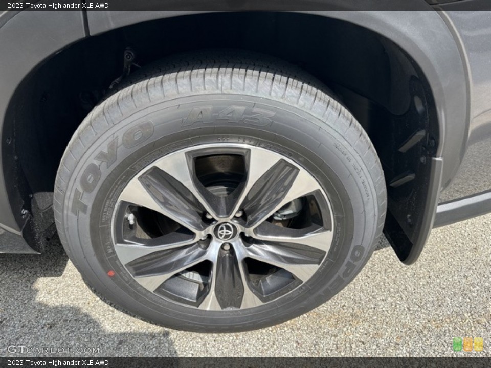 2023 Toyota Highlander XLE AWD Wheel and Tire Photo #146207248
