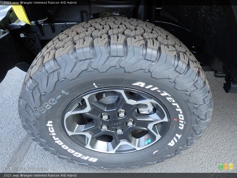 2023 Jeep Wrangler Unlimited Rubicon 4XE Hybrid Wheel and Tire Photo #146219397
