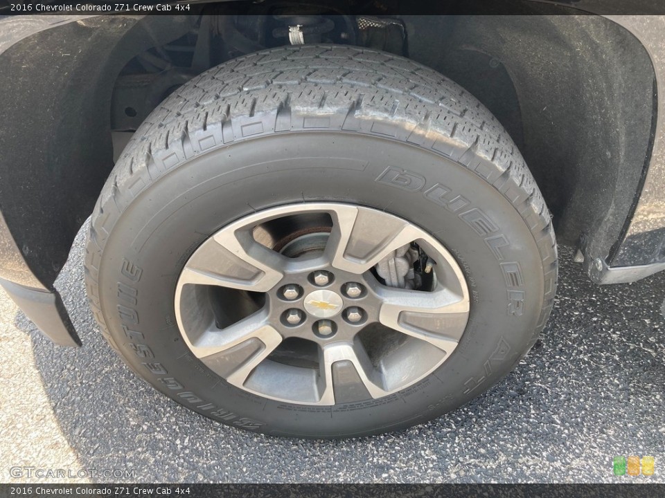 2016 Chevrolet Colorado Z71 Crew Cab 4x4 Wheel and Tire Photo #146225130