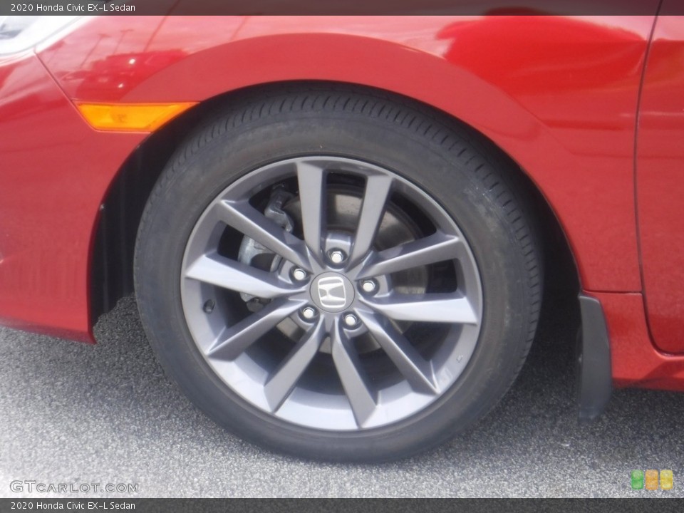2020 Honda Civic EX-L Sedan Wheel and Tire Photo #146237513