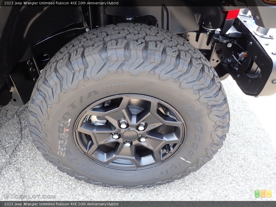 2023 Jeep Wrangler Unlimited Rubicon 4XE 20th Anniversary Hybrid Wheel and Tire Photo #146241297