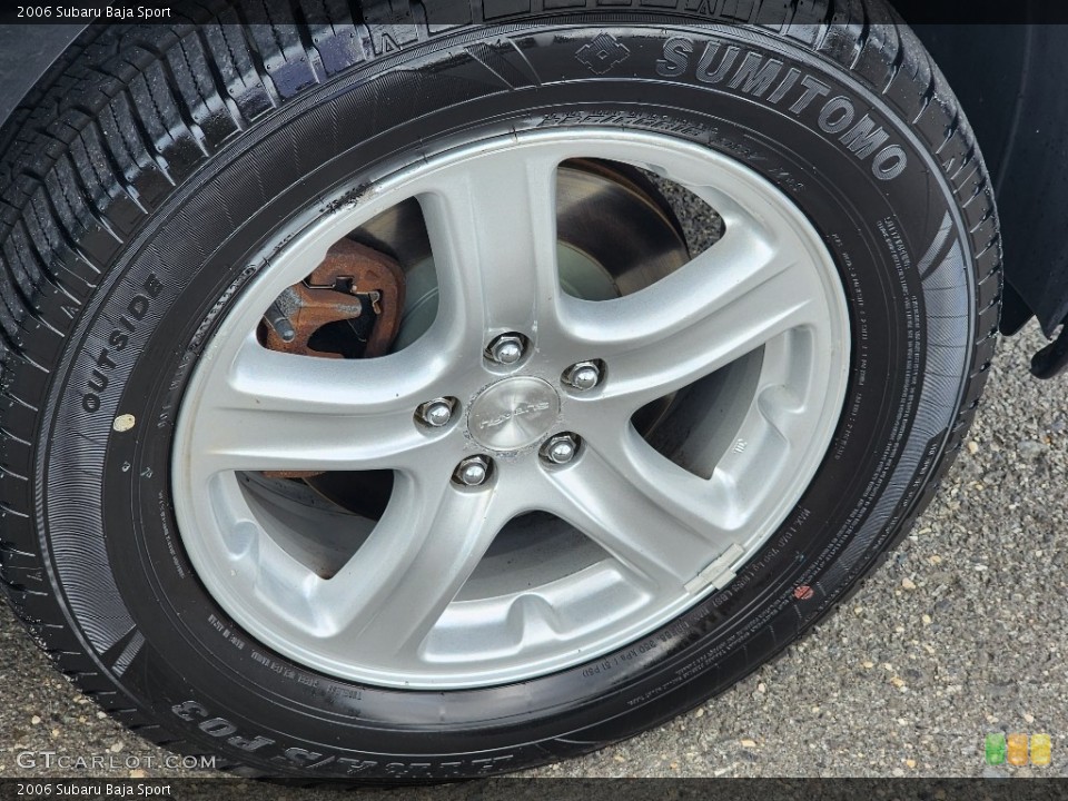 2006 Subaru Baja Sport Wheel and Tire Photo #146252808
