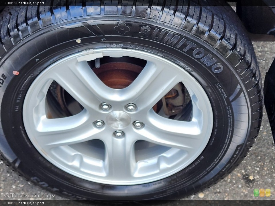 2006 Subaru Baja Sport Wheel and Tire Photo #146253153