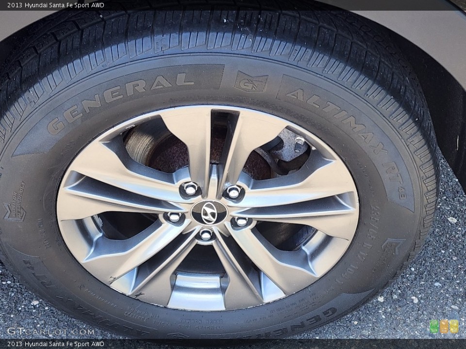2013 Hyundai Santa Fe Sport AWD Wheel and Tire Photo #146253651