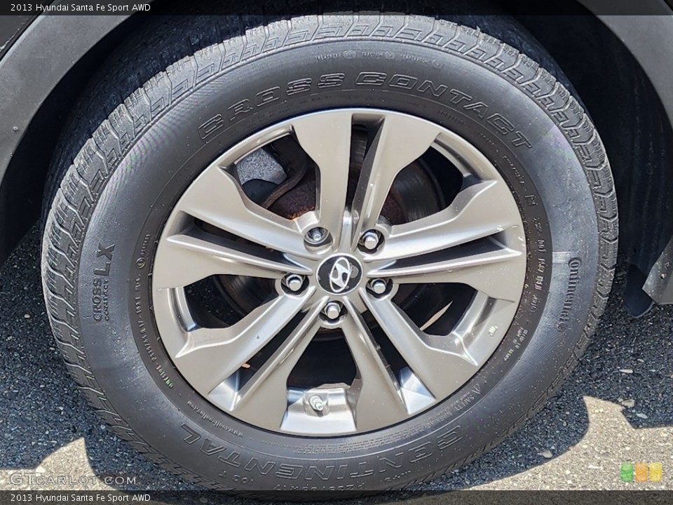 2013 Hyundai Santa Fe Sport AWD Wheel and Tire Photo #146253693