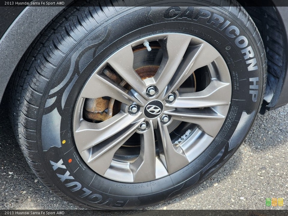 2013 Hyundai Santa Fe Sport AWD Wheel and Tire Photo #146253966