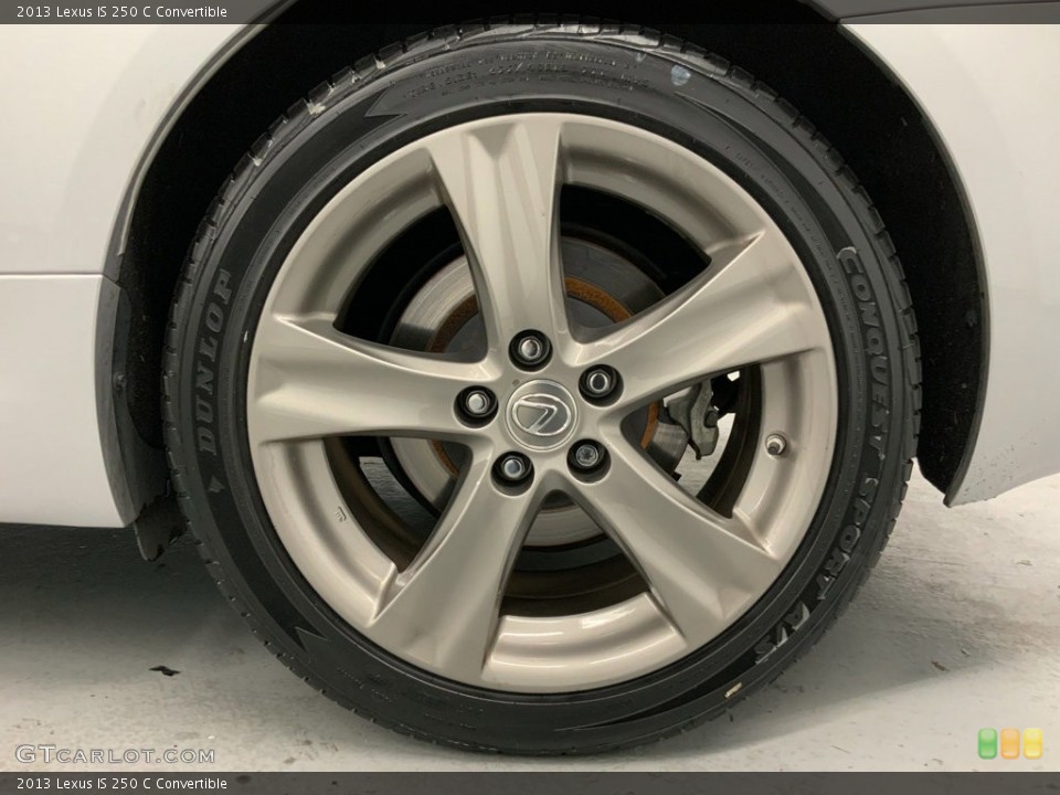 2013 Lexus IS 250 C Convertible Wheel and Tire Photo #146265929