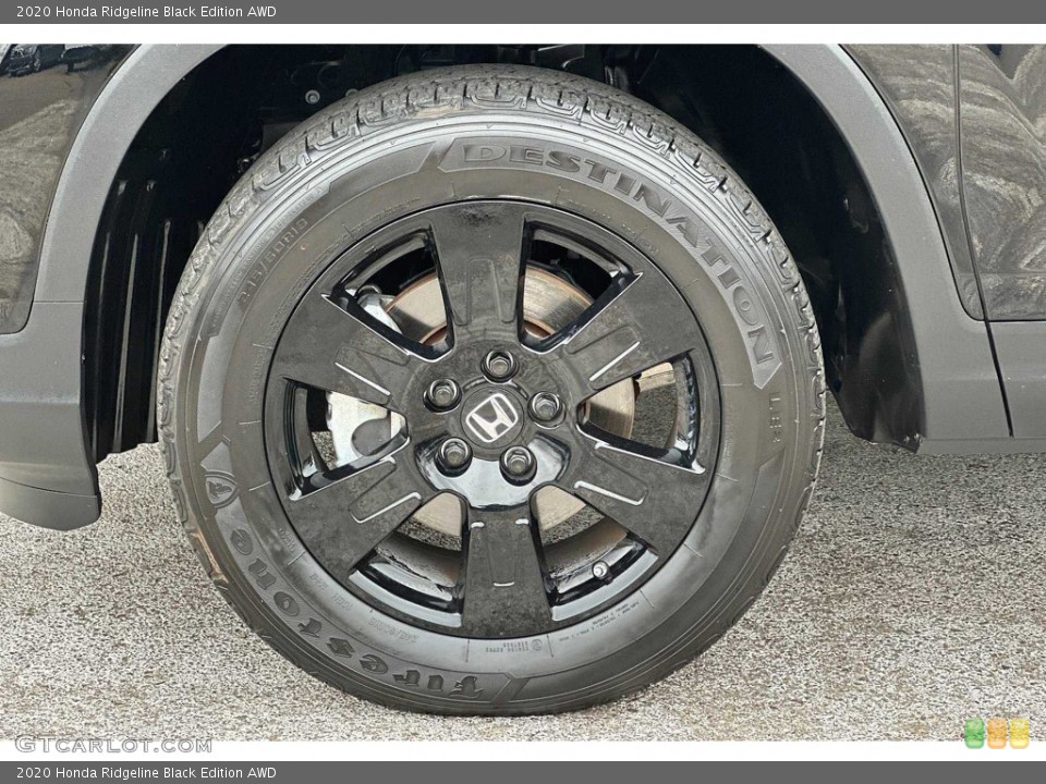 2020 Honda Ridgeline Black Edition AWD Wheel and Tire Photo #146278954