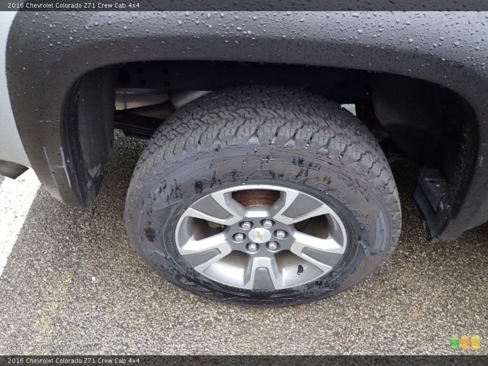 2016 Chevrolet Colorado Z71 Crew Cab 4x4 Wheel and Tire Photo #146279116