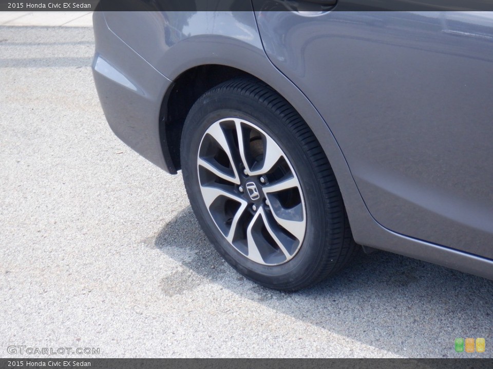 2015 Honda Civic EX Sedan Wheel and Tire Photo #146291435