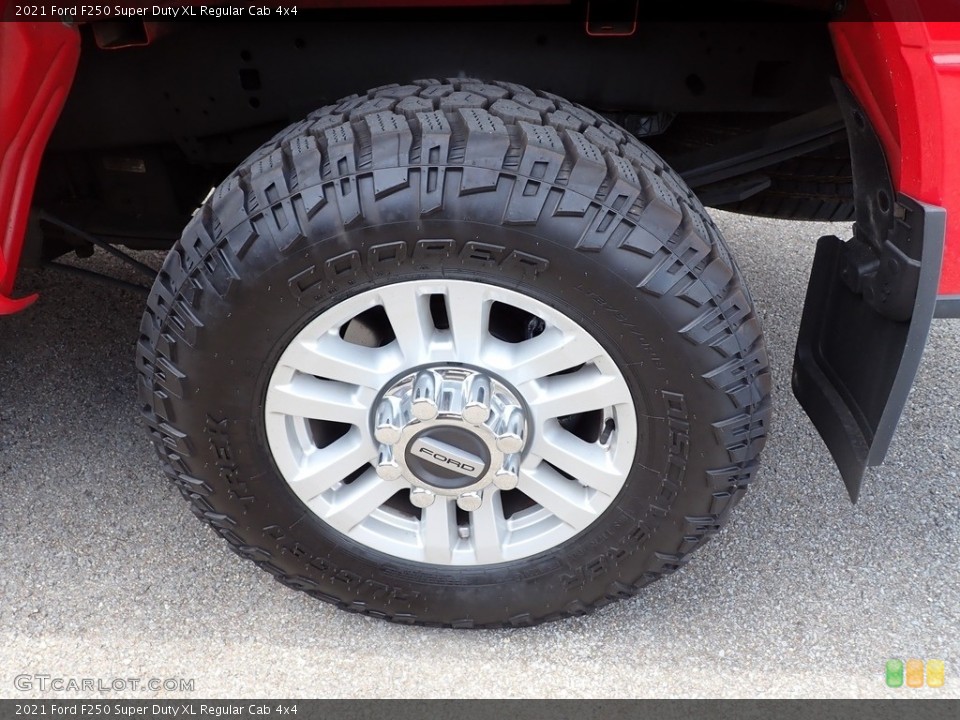 2021 Ford F250 Super Duty XL Regular Cab 4x4 Wheel and Tire Photo #146293517