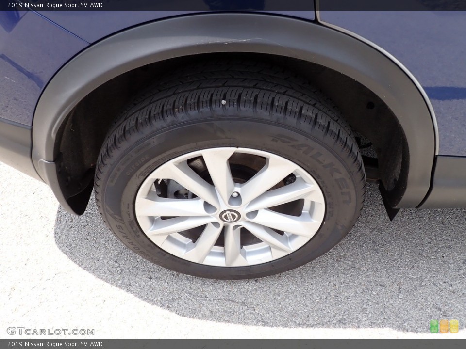 2019 Nissan Rogue Sport SV AWD Wheel and Tire Photo #146294285