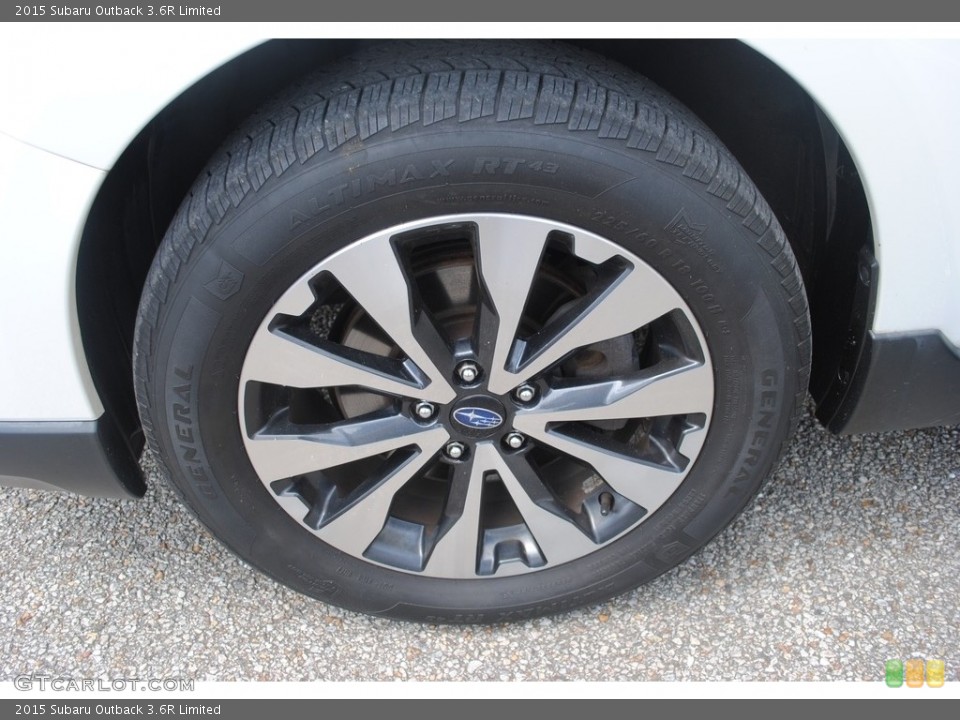 2015 Subaru Outback 3.6R Limited Wheel and Tire Photo #146300330