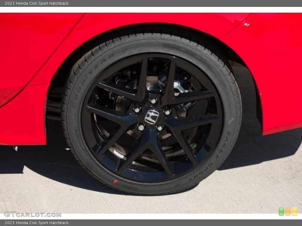 2023 Honda Civic Sport Hatchback Wheel and Tire Photo #146301074