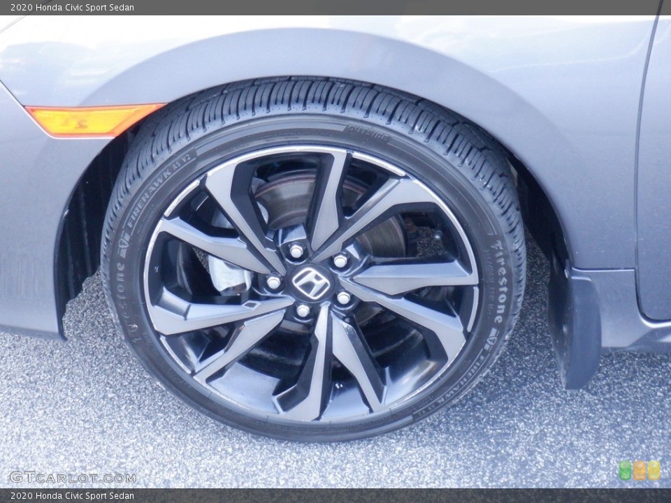 2020 Honda Civic Sport Sedan Wheel and Tire Photo #146306654