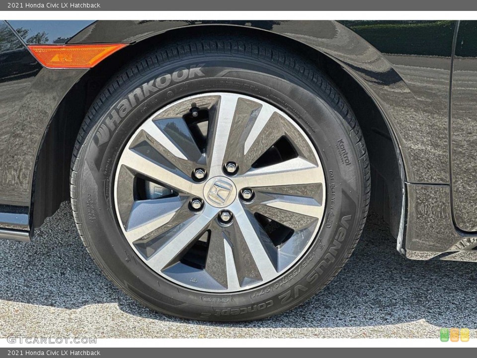 2021 Honda Civic LX Hatchback Wheel and Tire Photo #146314457