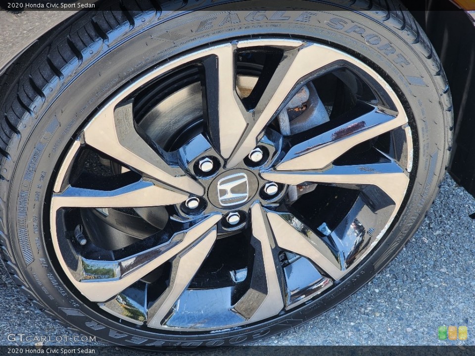 2020 Honda Civic Sport Sedan Wheel and Tire Photo #146317682