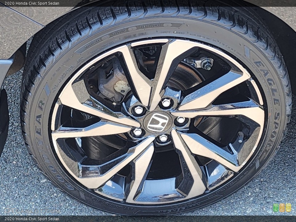 2020 Honda Civic Sport Sedan Wheel and Tire Photo #146317784