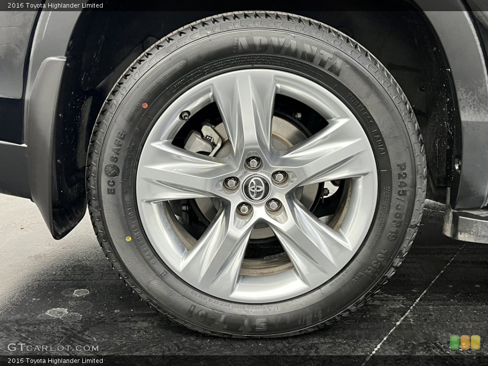 2016 Toyota Highlander Limited Wheel and Tire Photo #146318951