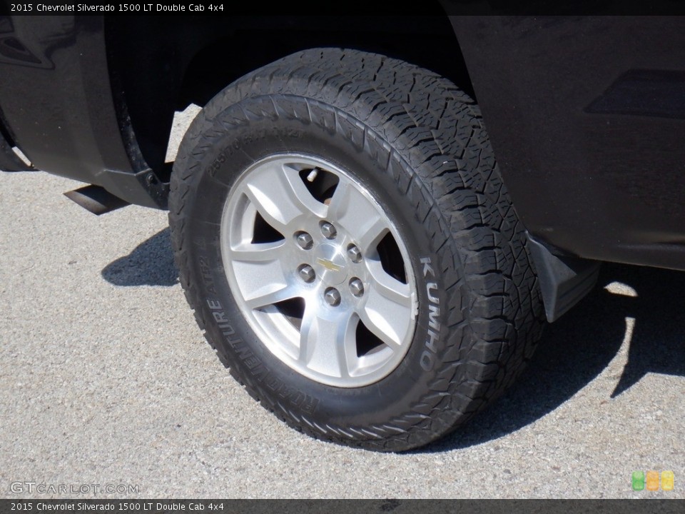 2015 Chevrolet Silverado 1500 LT Double Cab 4x4 Wheel and Tire Photo #146319611