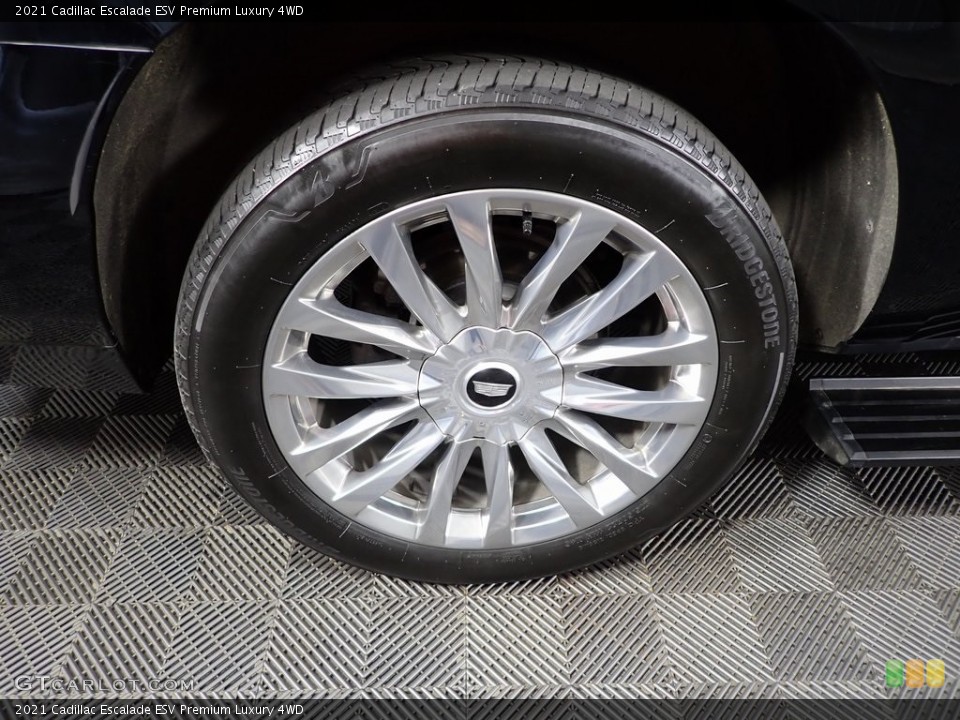 2021 Cadillac Escalade ESV Premium Luxury 4WD Wheel and Tire Photo #146326754